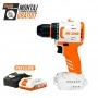 Masina de gaurit/insurubat pe acumulator RURIS RMX 1240 POWER ALFA UP {contine acumulator+incarcator}
