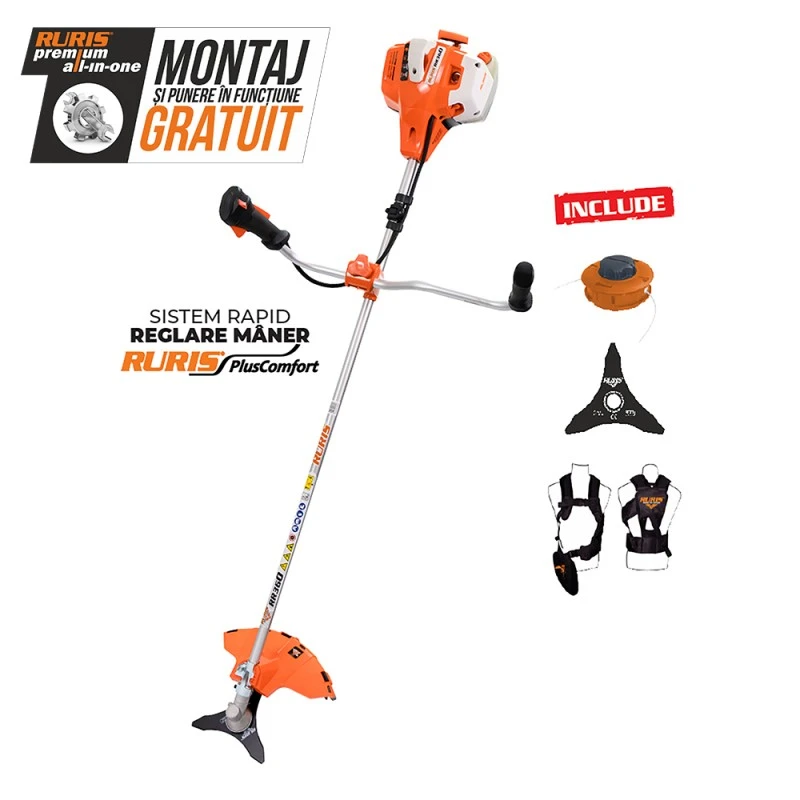 Motocoasa de umar RURIS RR 360 2.4 CP Motocoasa de umar RURIS RR 360 2.4 CP