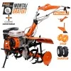 Motosapatoare RURIS 753K + roti cauciuc 5.00-8+plug+adaptor+roti metalice 350 fara manicot 7.5 CP
