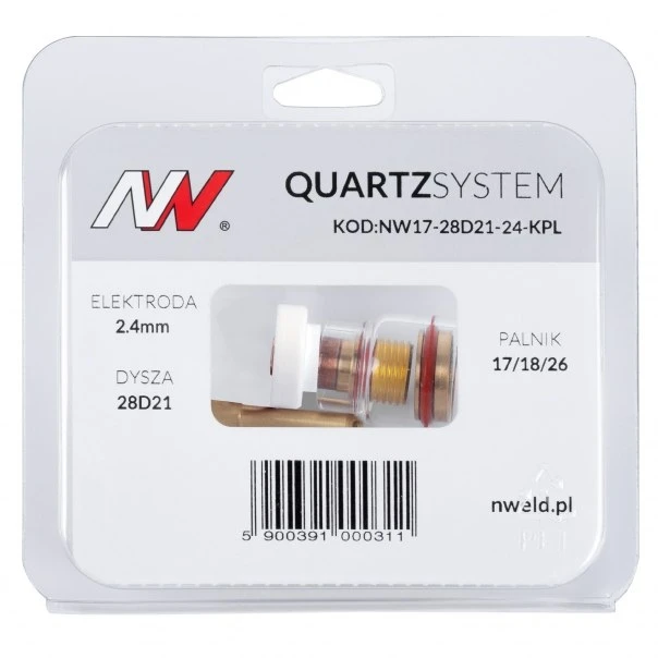 QUARTZSYSTEM - lentila scurta versiunea duzei de gaz 