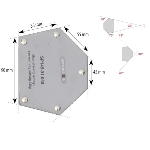 Suport magnetic pentru sudura Spartus 22Kg Suport magnetic pentru sudura Spartus 22Kg