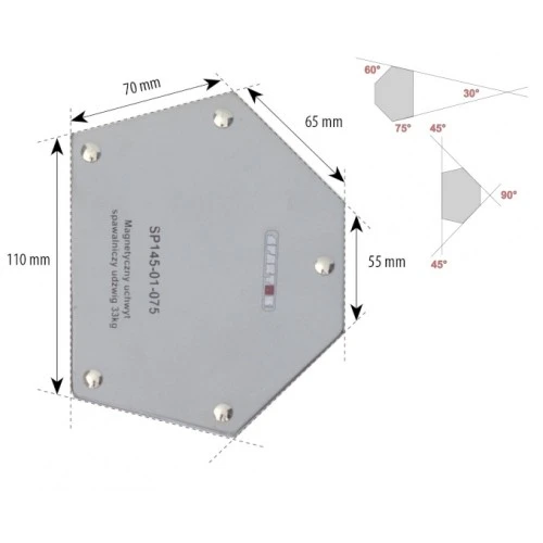 Suport magnetic pentru sudura Spartus 33Kg Suport magnetic pentru sudura Spartus 33Kg
