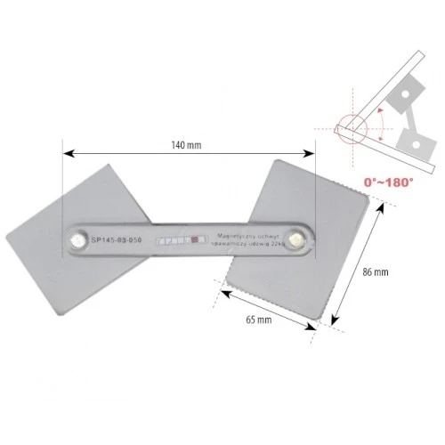 Suport magnetic pentru sudura - unghi reglabil, sarcina maxima de lucru 22kg Suport magnetic pentru sudura - unghi reglabil, sarcina maxima de lucru 22kg