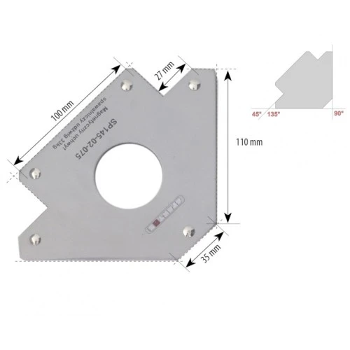 Vinclu magnetic Spartus 33Kg Vinclu magnetic Spartus 33Kg