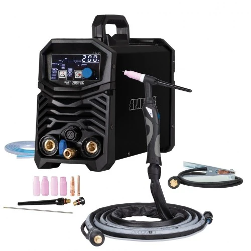 Spartus EasyTIG 206P DC - Aparat sudura TIG DC 200A 220V, Pistolet 4m