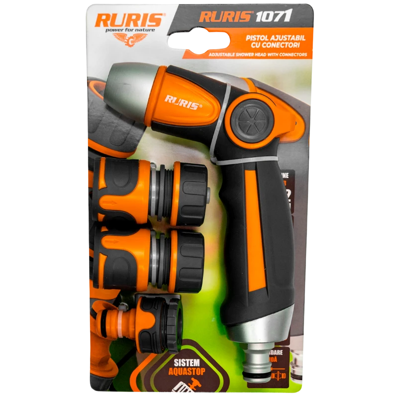 Pistol ajustabil cu conectori RURIS 1071