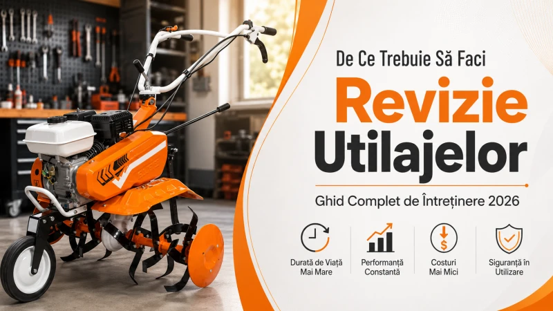De Ce Trebuie Să Faci Revizie Utilajelor: Ghid Complet de Întreținere 2026
