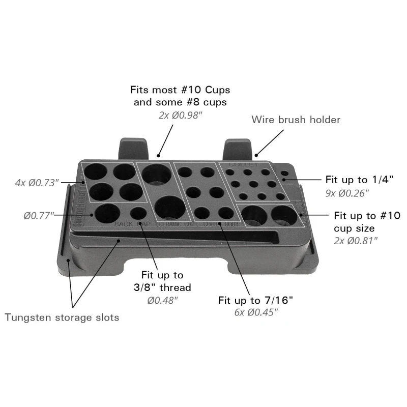 Organizator piese TIG, Strong Hand, ATT180, 25 locasuri