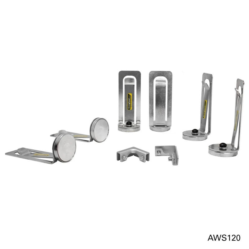 Prindere magnetica panouri protectie sudura, Strong Hand, AWS120, clips 140 mm