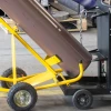 Carucior butelie, Strong Hand, GCC210 Gas Cylinder Cart, bara inox glisanta