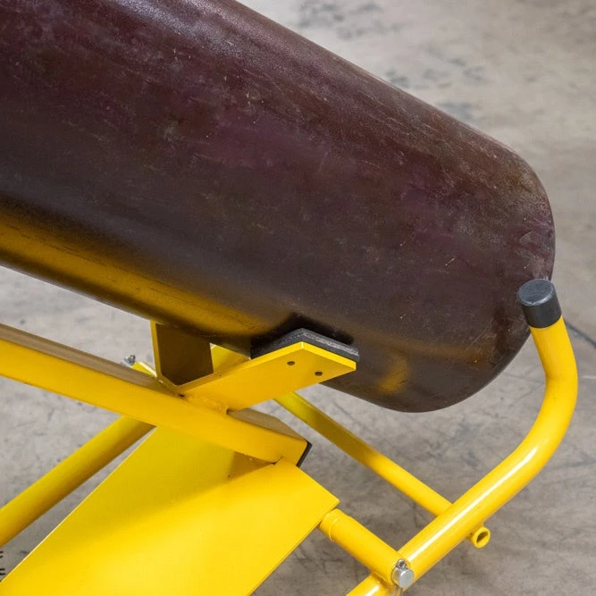Carucior butelie, Strong Hand, GCC210 Gas Cylinder Cart, bara inox glisanta