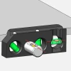 Nivela 3 axe, Strong Hand, LM4625 EZ-View, 3 fiole jumbo, fiola plug rotativa