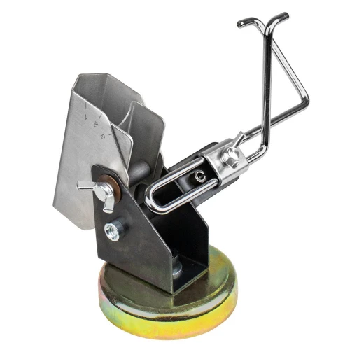 Suport universal pistolet MIG TIG, Strong Hand, MRD80 Universal Rest, cleste port electrod, carcasa inox, model baza