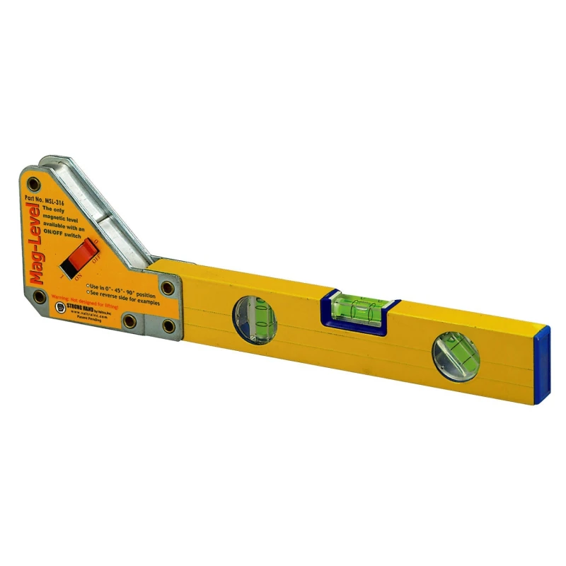 Nivela magnetica, Strong Hand, MSL-316 Mag-Level, comutator On/Off, 3 fiole