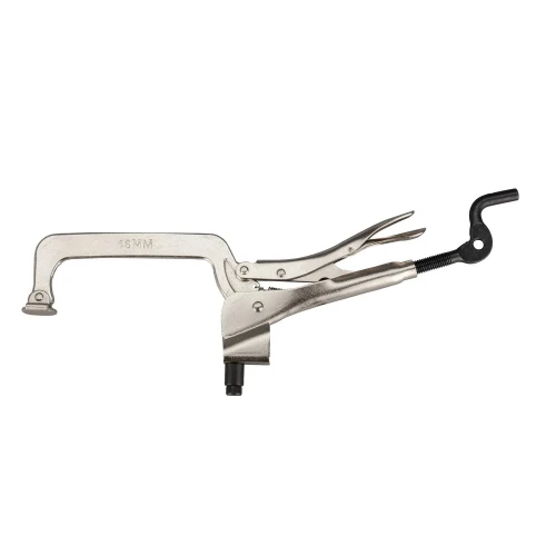 Cleste fixare sudura Inserta, Strong Hand, PT14K Inserta Pliers, 120 mm, gauri 16 mm, manivela reglaj spate