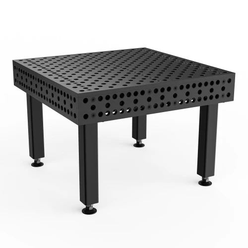 Masa sudura profesionala, Strong Hand, T28-1212XQ-A1, 1200 x 1200 mm, blat nitrurat, picioare fixe 650 mm