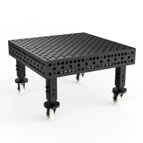 Masa sudura profesionala, Strong Hand, T28-1212XQ-C1, 1200 x 1200 mm, blat nitrurat, picioare reglabile 550-750 mm, roti frana