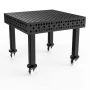 Masa sudura profesionala, Strong Hand, T28-1212XQ-C2, 1200 x 1200 mm, blat nitrurat, picioare fixe 650 mm, roti frana