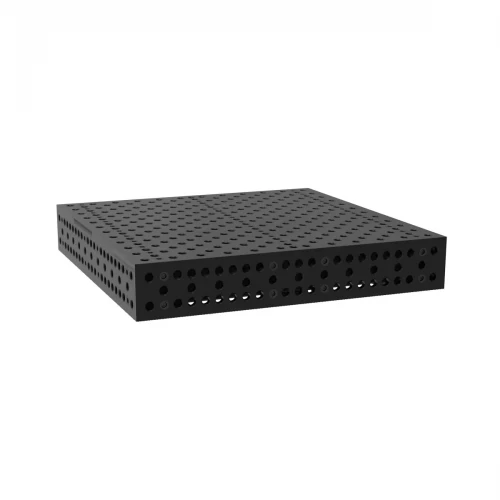 Blat masa sudura, Strong Hand, T28-1212XQ-N Alpha 28 Tabletop, 1200 x 1200 x 200 mm, placi 25 mm, nitrurat plasma, foarte rigid
