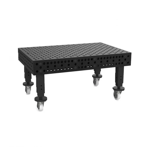 Masa sudura profesionala, Strong Hand, T28-1510XQ-C1, 1500 x 1000 mm, blat nitrurat, picioare reglabile 550-750 mm, roti frana