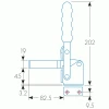 Clema toggle verticala adaptor masa sudura, Strong Hand, T28-97071, Alpha 28