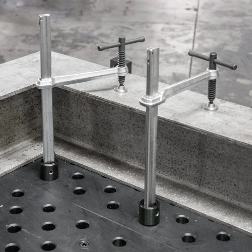 Clema Inserta masa sudura, Strong Hand, T28-64130T Inserta Clamp, Alpha 28, 178 mm, 350 kg, gauri 28 mm