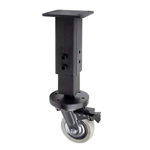 Picior masa sudura reglabil roata frana, Strong Hand, T28-82407 Table Leg, Alpha 28, 550-750 mm