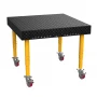 Masa sudura profesionala, Strong Hand, TM601212FP-C1, Alpha 16, 1200 x 1200 mm, 4 picioare reglabile 685-939 mm, roti