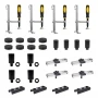 Kit 28 piese cleme masa sudura FixturePoint, Strong Hand, TBK1-28, gauri 16 mm, cadre teava patrata