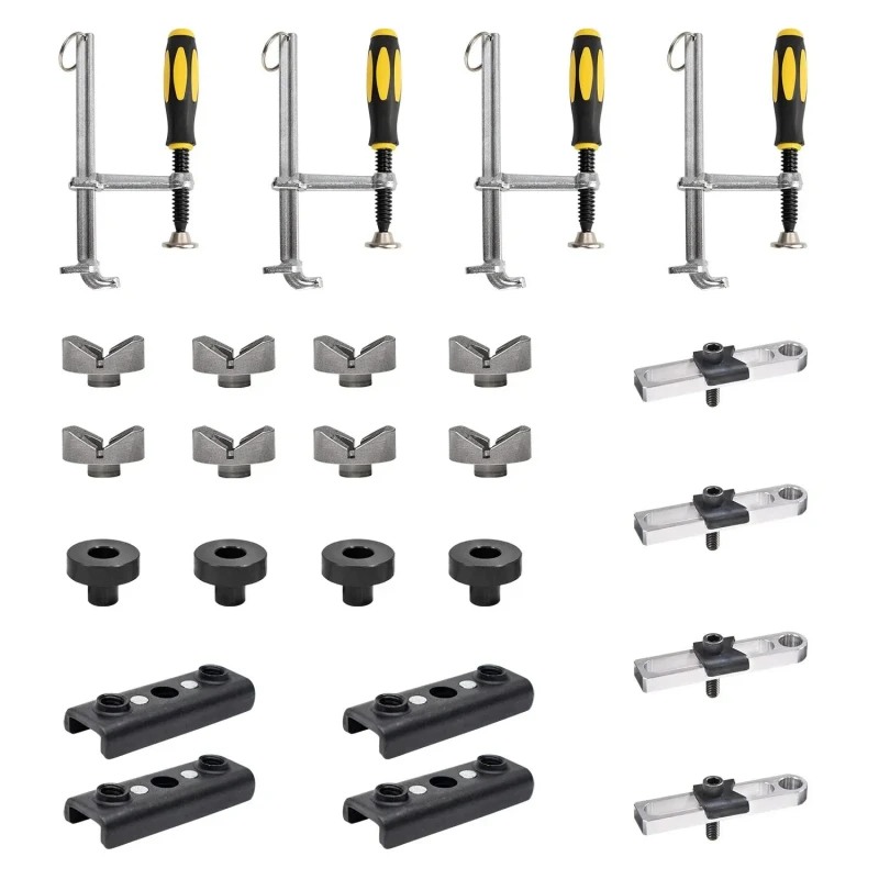 Kit 24 piese cleme masa sudura FixturePoint, Strong Hand, TBK2-24, teava rotunda