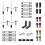 Set 38 piese fixare masa sudura, Strong Hand, TMK610, gauri 16 mm, cleme/dispozitive