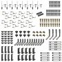 Set 166 piese fixare masa sudura, Strong Hand, TMK637 Round Tube, teava rotunda, gauri 16 mm, cleme/dispozitive