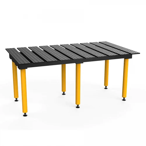 Masa sudura profesionala, Strong Hand, TMQD62011SV, 1960 x 1150 mm, fante 40 mm, blat nitrurat, fixa 767 mm