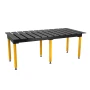 Masa sudura profesionala, Strong Hand, TMQD625125SV, 2560 x 1250 mm, fante 40 mm, blat nitrurat, fixa 767 mm