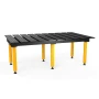 Masa sudura profesionala, Strong Hand, TMQE62011SV, 1960 x 1150 mm, fante 40 mm, blat nitrurat, fixa 617 mm
