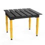 Masa sudura profesionala, Strong Hand, TMQR61211SV, 1160 x 1150 mm, fante 40 mm, blat nitrurat, reglabila 565-819 mm