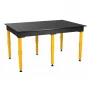 Masa sudura profesionala, Strong Hand, TMQR620125V, 1950 x 1250 mm, blat nitrurat, reglabila 565-819 mm