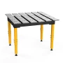 Masa sudura profesionala, Strong Hand, TMR61211SV, 1160 x 1150 mm, fante 40 mm, blat standard, reglabila 565-819 mm