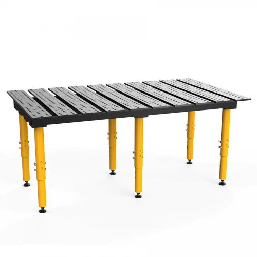 Masa sudura profesionala, Strong Hand, TMR62011SV, 1960 x 1150 mm, fante 40 mm, blat standard, reglabila 565-819 mm