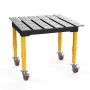Masa sudura profesionala, Strong Hand, TMRC61211SV, 1160 x 1150 mm, fante 40 mm, blat standard, reglabila 685-939 mm, roti