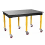 Masa sudura profesionala, Strong Hand, TMRC620125V, 1950 x 1250 mm, blat standard, reglabila 685-939 mm, roti