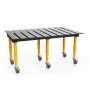 Masa sudura profesionala, Strong Hand, TMRC62011SV, 1960 x 1150 mm, fante 40 mm, blat standard, reglabila 685-939 mm, roti