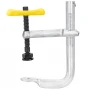 Clema F fixare sudura, Strong Hand, UM65M F-Clamps Medium Duty, capacitate 165 mm, forta 1089 kg, pad heavy duty, brat reversibil