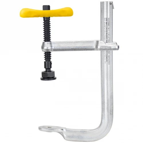 Clema F fixare sudura, Strong Hand, UM85M F-Clamps Medium Duty, capacitate 216 mm, forta 1089 kg, pad heavy duty, brat reversibil