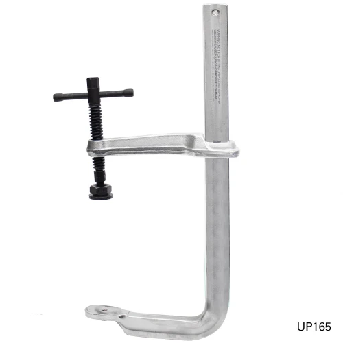 Clema F heavy duty fixare sudura, Strong Hand, UP165M, 419 mm, strangere 2177 kg, adancime 180 mm, sina 40x19 mm