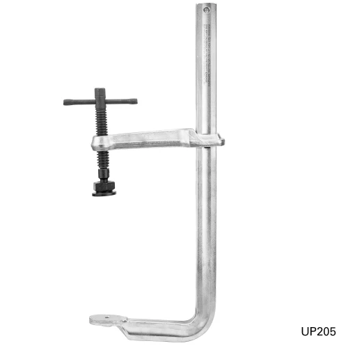 Clema F heavy duty fixare sudura, Strong Hand, UP205M, 521 mm, strangere 2177 kg, adancime 180 mm, sina 40x19 mm