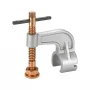 Clema aliniere table sudura, Strong Hand, VHC15 Half Clamp, surub Acme cuprat, corp fonta ductila, rezervoare, punti