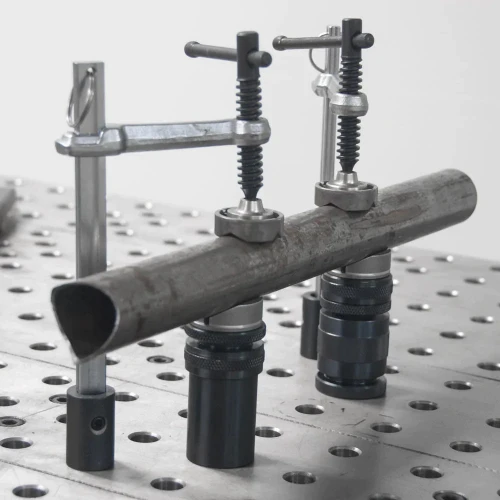 Suport reglabil inaltime, Strong Hand, T64212 Adjustable Rest, gauri 16 mm, inaltime 22 mm, cursa 8 mm, masa sudura BuildPro