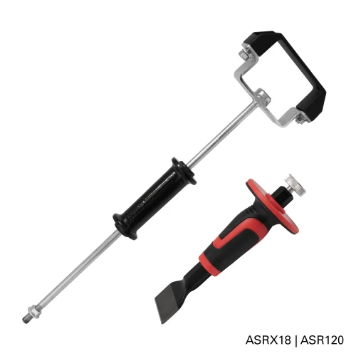 Dalta ascutita aparatoare mana, Strong Hand, ASR100 Chisel, maner antisoc antiderapant, bolt lovire detasabil