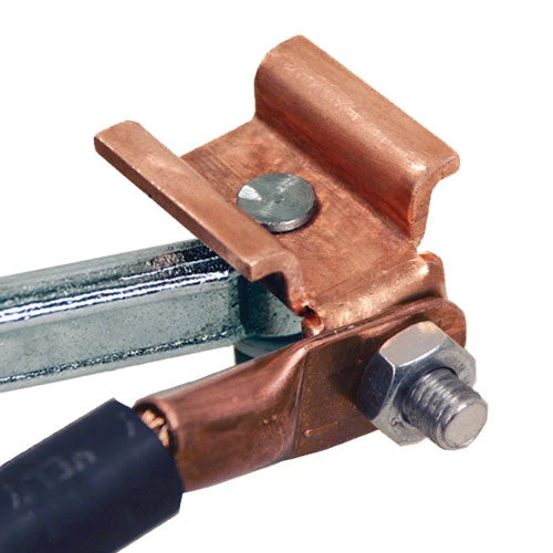 Cleste masa sudura arc, Strong Hand, GB428M Grounding Spring Clamp, 300 A, canal U cupru rotativ